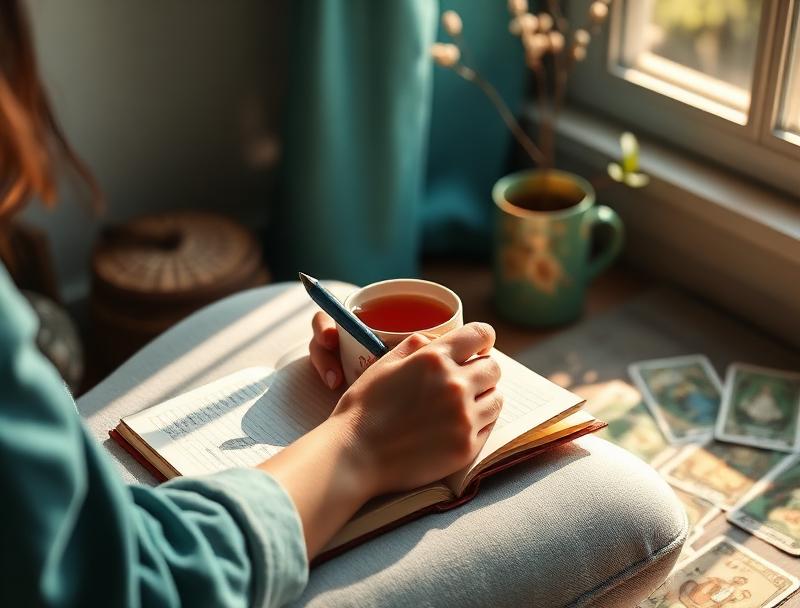 Tarot-Based Self-Reflection & Journaling